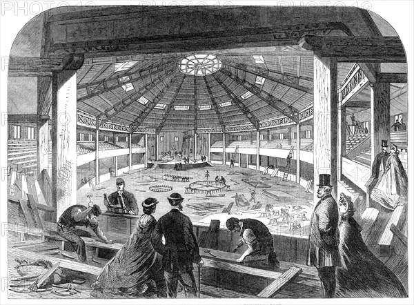 Interior of the Shakspeare Pavilion at Stratford-on-Avon, 1864. Creator: Unknown.