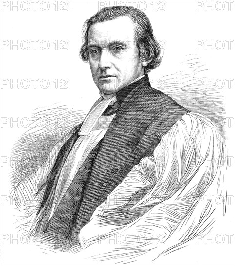 The Right Rev. Edward Harold Browne, D.D., Lord Bishop of Ely, 1864. Creator: Unknown.