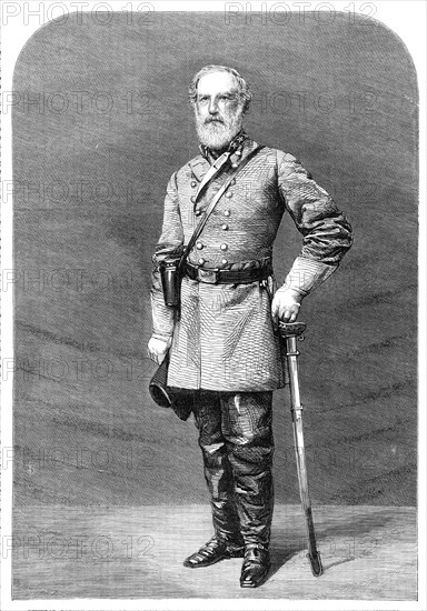 General Robert Edmund Lee, Commander-In-Chief of the Army of the Confederate States of America, 1864 Creator: Unknown.