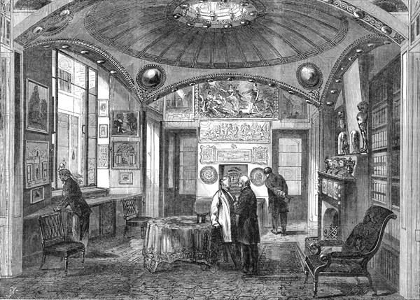 Sir John Soane's Museum in Lincoln’s-Inn-Fields: the Breakfast-Room, 1864. Creator: Smyth.