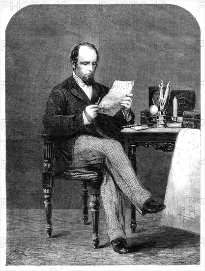 The late Earl Canning, 1862. Creator: Unknown.