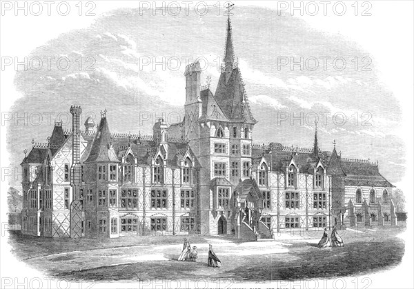 The new hospital for French Protestants, Victoria Park, 1865. Creator: Unknown.