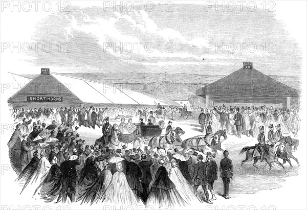 Visit of the Prince and Princess of Wales to Plymouth: ...Showyard, Royal Agricultural Society, 1865 Creator: Unknown.