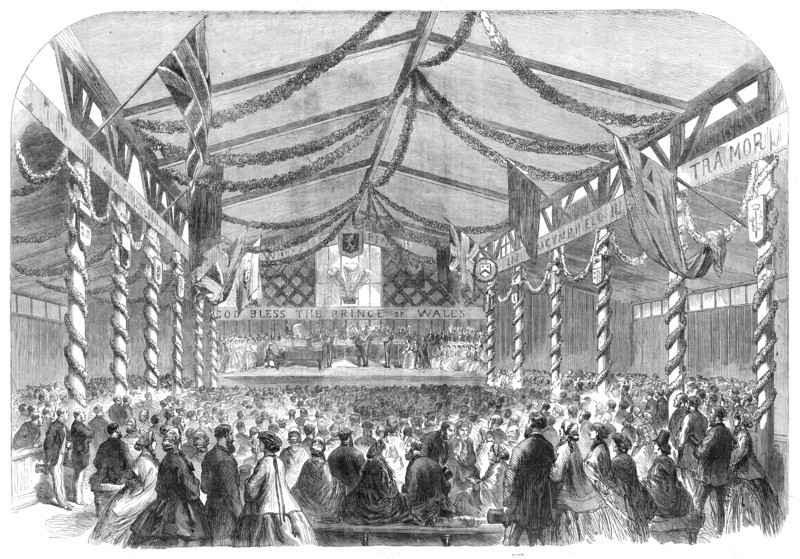The Welsh National Eisteddfod At Aberystwith 1865 Creator Unknown The Welsh National Eisteddfod At Aberystwith 1865 Creator Unknown