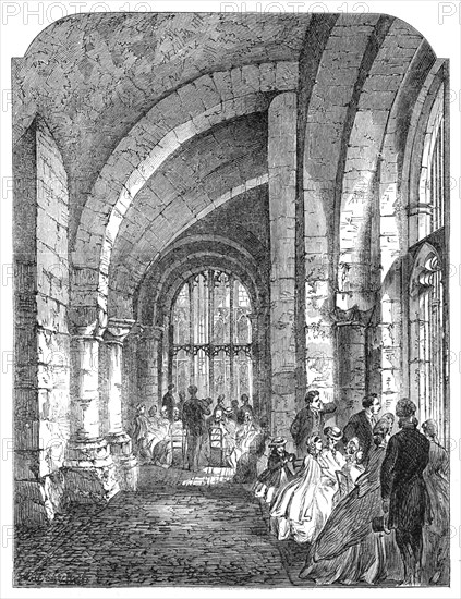 The Gloucester Music Festival: the Clerestory, Gloucester Cathedral, 1865. Creator: Unknown.