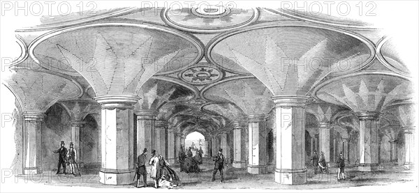 Subway of the new High-Level Station at the Crystal Palace, 1865. Creator: Unknown.