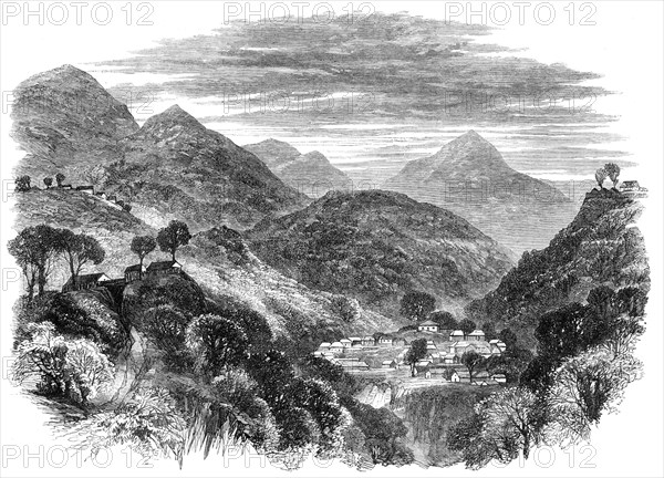 The War in Bhootan: view of Buxa Dooars, 1865. Creator: Unknown.