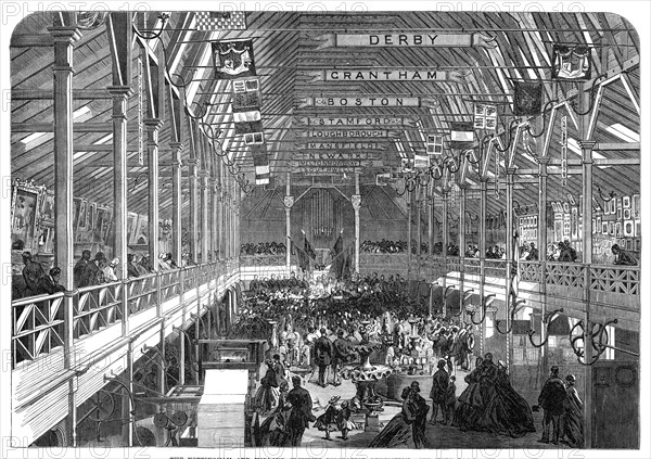 The Nottingham and Midland Counties Industrial Exhibition, 1865. Creator: Unknown.