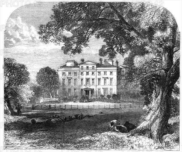 Brocket Hall, Hatfield, Herts, where Lord Palmerston died, 1865. Creator: Unknown.