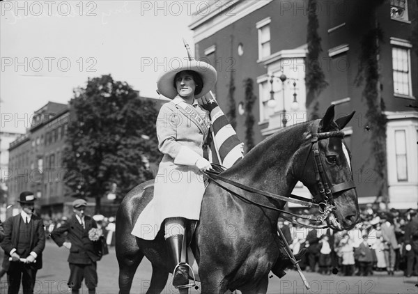 Inez Mullholland [i.e. Milholland], 1913. Creator: Bain News Service.