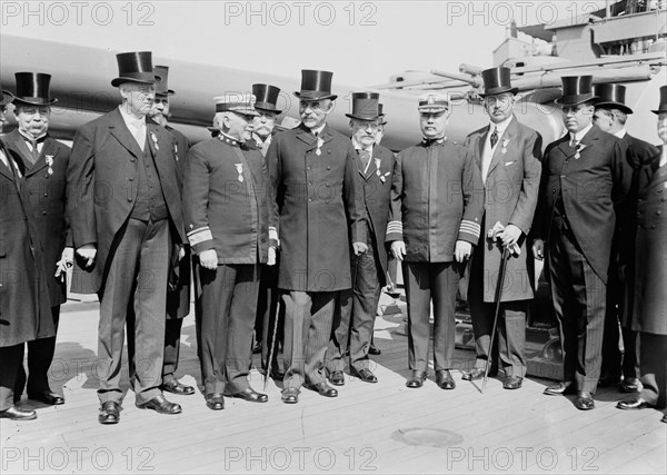 Rudder, Osterhaus, Barry G.T. Wilson, Hill, Smith, Waldo, between c1910 and c1915. Creator: Bain News Service.