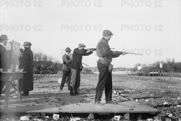 Travers Island - National Championship [guns], between c1910 and c1915. Creator: Bain News Service.