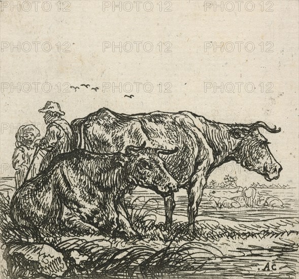 Cows, 1640-1665. Creator: Aelbert Cuyp.