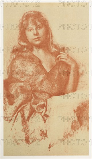 Young girl. From the portfolio: Robert Demachy, c.1890-1914. Creator: Robert Demachy.