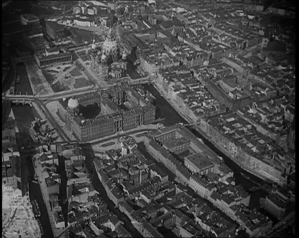 Aerial Shot of Buildings, 1933. Creator: British Pathe Ltd.
