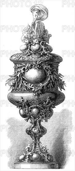 Cup sailed for by the Royal Thames Yacht Club, 1868. Creator: Unknown.
