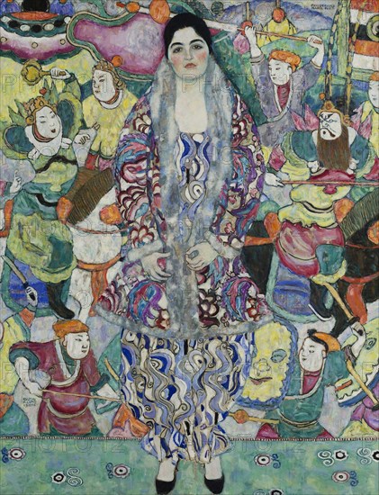 Portrait of Friederike Maria Beer, 1916. Creator: Klimt; Gustav (1862-1918).