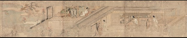 Narrative of the wonderous Love Romance of Courtier and Girl at Sumiyoshi, 13th century. Creator: Anonymous ().