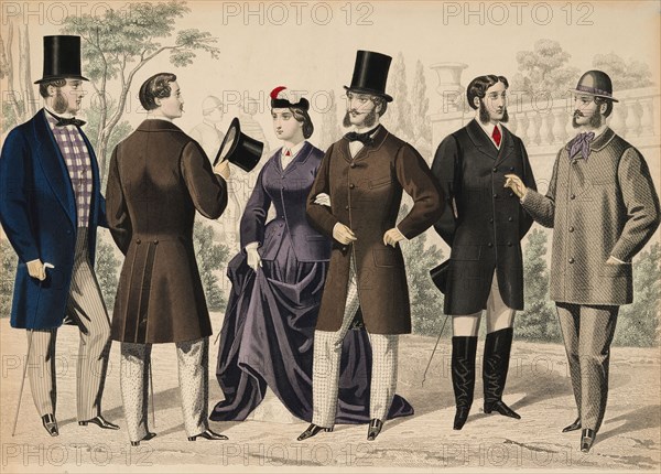 Gazette of Fashion, 1866. Creator: Unknown.