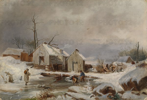 Winter Landscape, 1860-1869. Creator: Fanny Churberg.