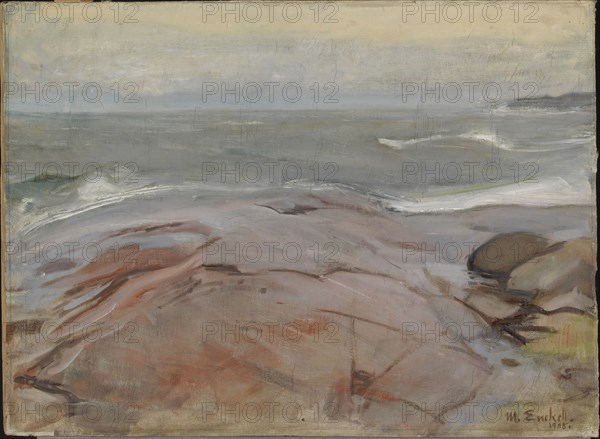 Seaside Landscape from Suursaari Island, 1905. Creator: Magnus Enckell.