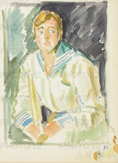 Sketch for a Portrait, c1910s. Creator: Verner Thome.