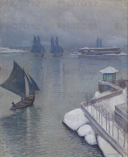 First Snow, 1896. Creator: Vaino Blomstedt.