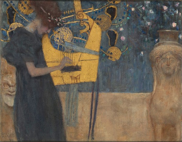 The Music, 1895. Creator: Klimt, Gustav (1862-1918).