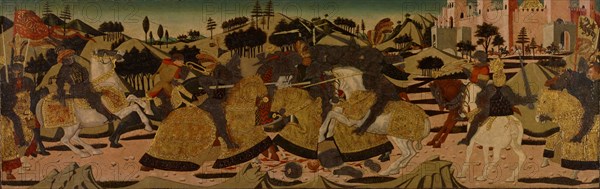 Battle Scene, 1450-1475. Creator: Giovanni di ser Giovanni Guidi.