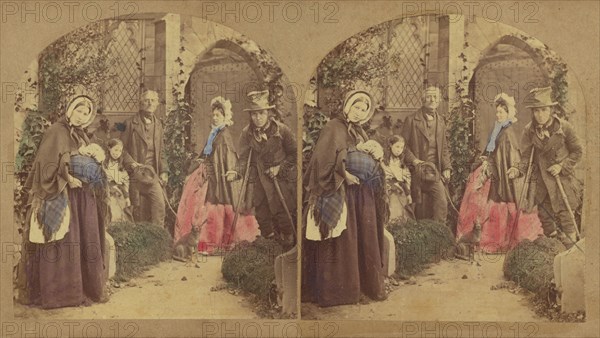 Poverty and Pride, about 1865. Creator: London Stereoscopic & Photographic Co.