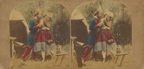 La Vivandiere, about 1865. Creator: London Stereoscopic & Photographic Co.