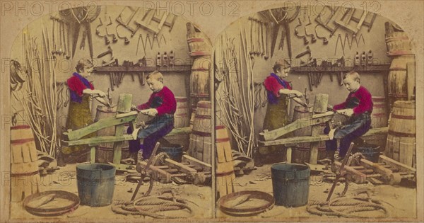The Young Coopers, about 1860. Creator: London Stereoscopic & Photographic Co.