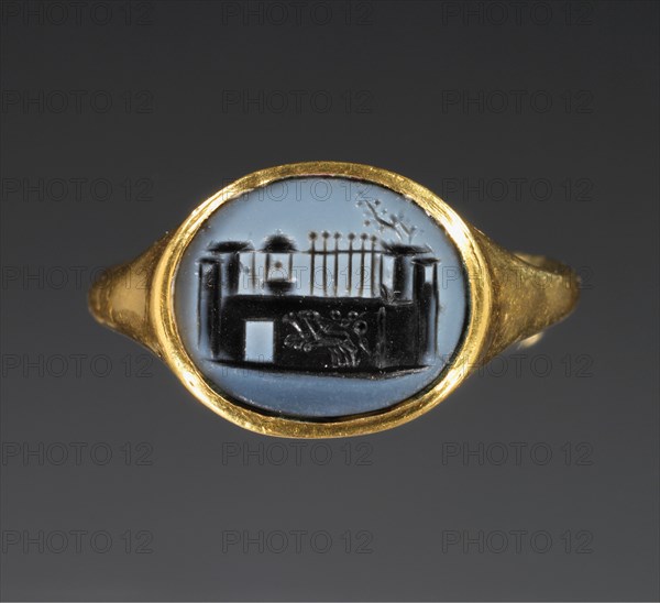 Cameo Gem Inset Into a Hollow Ring, 1st century A.D. Creator: Unknown.