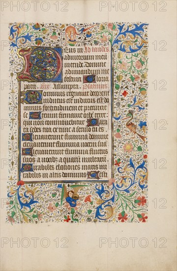 Decorated Text Page; Llangattock Hours, 1450s. Creator: Unknown.