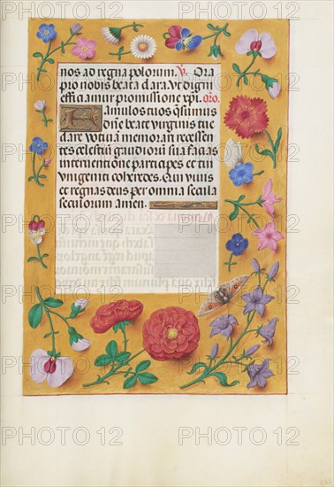 Decorated Text Page; Spinola Hours, about 1510-1520. Creator: Unknown.
