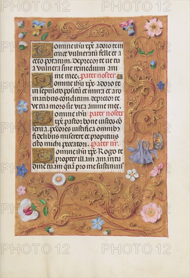 Decorated Text Page; Spinola Hours, about 1510-1520. Creator: Unknown.