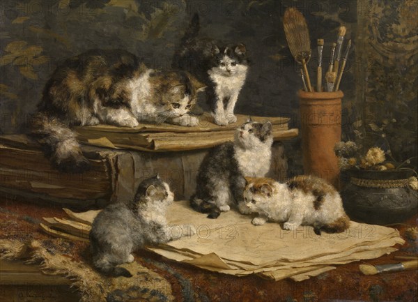 The Busybody, 1911. Creator: Charles Van den Eycken.
