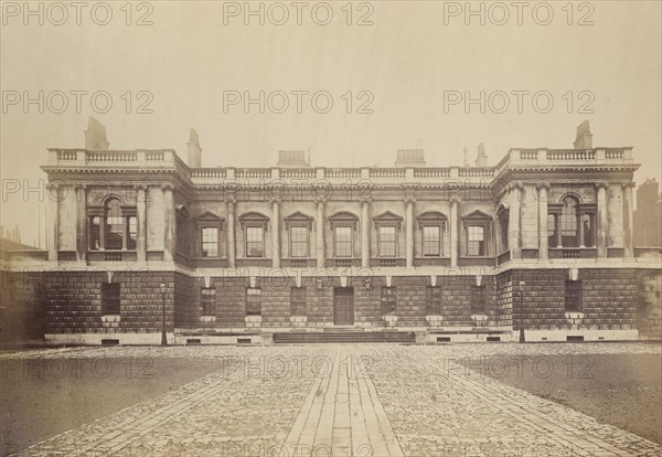 South front of Burlington House, c1860s. Creator: Stephen Ayling.