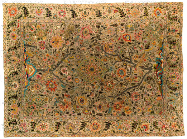 Bed Cover (Palampore), 1800-1850. Creator: Unknown.