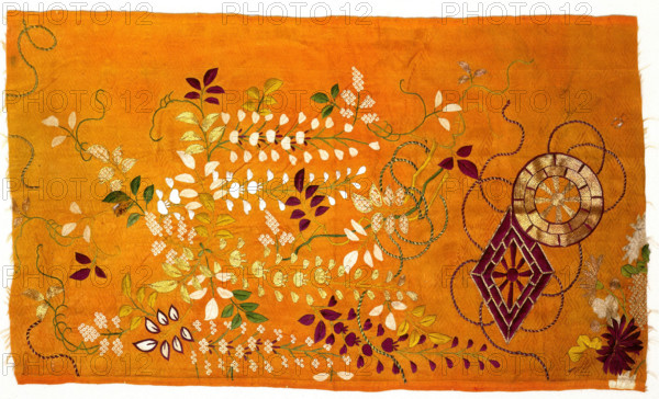 Kimono (Kosode), Fragment, 1701-1800. Creator: Unknown.
