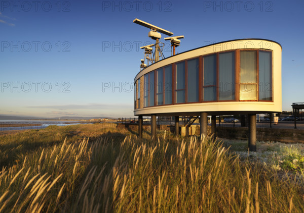 General view of the Fleetwood Nautical College Radar Training Station from the north-west, 2013.