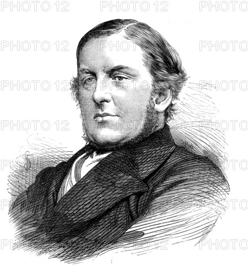 Sir W. V. Harcourt, M.P., the new Solicitor-General, 1873. Engraving from a photograph by Mr. H. J. Whitlock, of Birmingham. 'Sir William George Vernon Harcourt, Q.C., who has succeeded Mr. Henry James in the office of Solicitor-General, is second son of the late Rev. William Vernon Harcourt, and grandson of the late Most Rev. Dr. Edward Vernon Harcourt, many years Archbishop of York. He was born on Oct. 14, 1827, and was educated at Trinity College, Cambridge, where he took his bachelor's degree in 1851, and obtained the honours of a senior optime and a first-class man in the classical tripos. He was called to the Bar, at the Middle Temple, in Easter Term, 1854, when he chose the Home Circuit; in 1856 he was made a Queen's Counsel. He has been a Commissioner for the Amendment of the Naturalisation Laws, and also of the Neutrality Laws. He has held the professorship of international law in the University of Cambridge. He has sat as the colleague of Mr. Cardwell in the representation of...