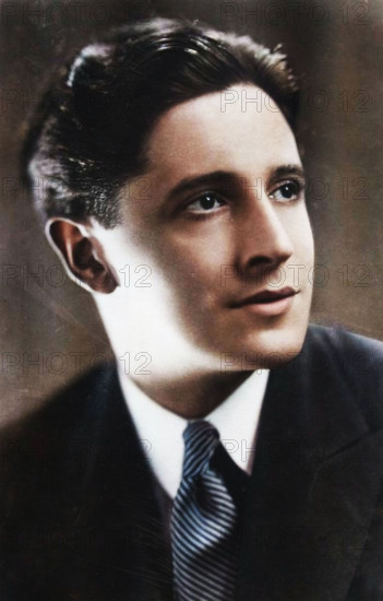 Ivor Novello (183-1951), Welsh composer, singer and actor, c1920s. (Colorised black and white print).