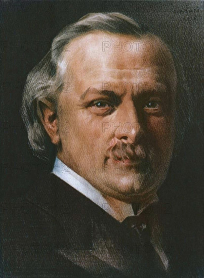 'M. Lloyd George', 1916. From "Collection de la Guerre IV. L'Illustration Tome CXLVII. La Guerre Janvier, Fevrier, Mars, Avril, Mai, Juin 1916". (Colorised black and white print).