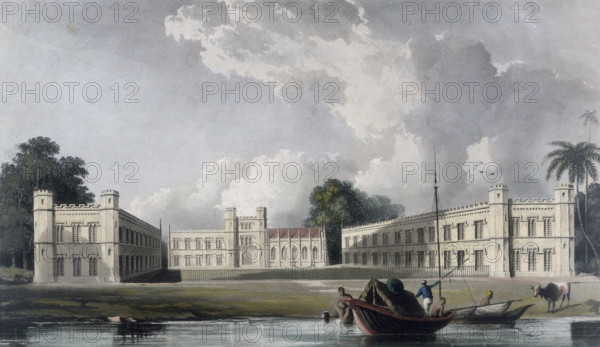Bishop's College, Calcutta, India, early 19th century. Anglican educational establishment founded at Sibpur, Howrah, in 1820 by Thomas Fanshawe Middleton, the first bishop of the Anglican diocese of Calcutta.