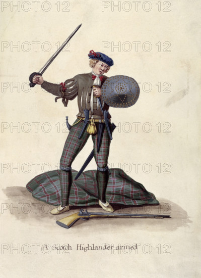A Scotch Highlander armed, 19th century?