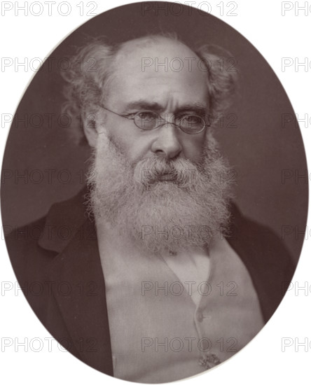 Anthony Trollope, writer, 1878. Trollope was one of the greatest Victorian novelists. He gained his reputation through a series of novels set in the fictional county of Barsetshire. These books include, The Warden, (1855), Barchester Towers, (1857) and The Last Chronicle of Barset, (1867). A second series of novels, set against a political background, includes Phineas Finn, (1869) and The Eustace Diamonds, (1873).