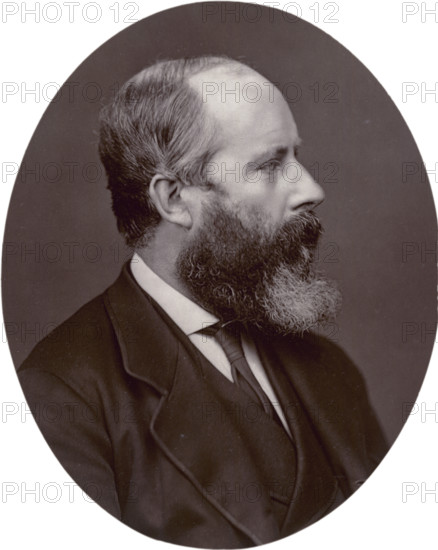George Edmund Street, architect, 1878. After serving as an apprentice to George Gilbert Scott, Street set up his own practice in 1848. He favoured the Gothic style, and designed numerous churches, as well as working on restoration projects at cathedrals including Bristol, York Minster and Christ Church, Dublin. His most famous work is probably the Royal Courts of Justice in the Strand, London. As well as being a practicing architect, Street was also an influential teacher, and became Professor of Architecture at the Royal Academy in 1879.