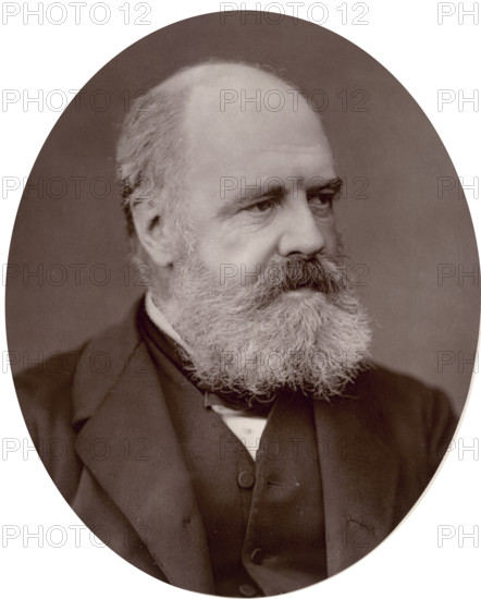 Edward Armitage, professor and lecturer on painting to the Royal Academy, 1878. A historical painter, Armitage was influential in the movements for the restoration of fresco painting in England, and the decoration of the Houses of Parliament with historical designs. He became a Royal Academician in 1872, and was elected the Academy's professor and lecturer on painting in 1875. He was also a great collector of insects.