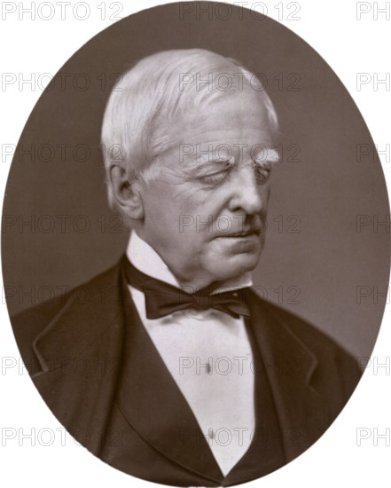 Robert Lowe, MP, 1878. First elected to Parliament as the Liberal MP for Kidderminster in 1852, Lowe served as Chancellor of the Exchequer and then Home Secretary in the Gladstone administration of 1868-1874. When the Liberals returned to power in 1880 he was raised to the Lords as Viscount Sherbrooke, but by then suffering from failing eyesight, rarely intervened in debates.